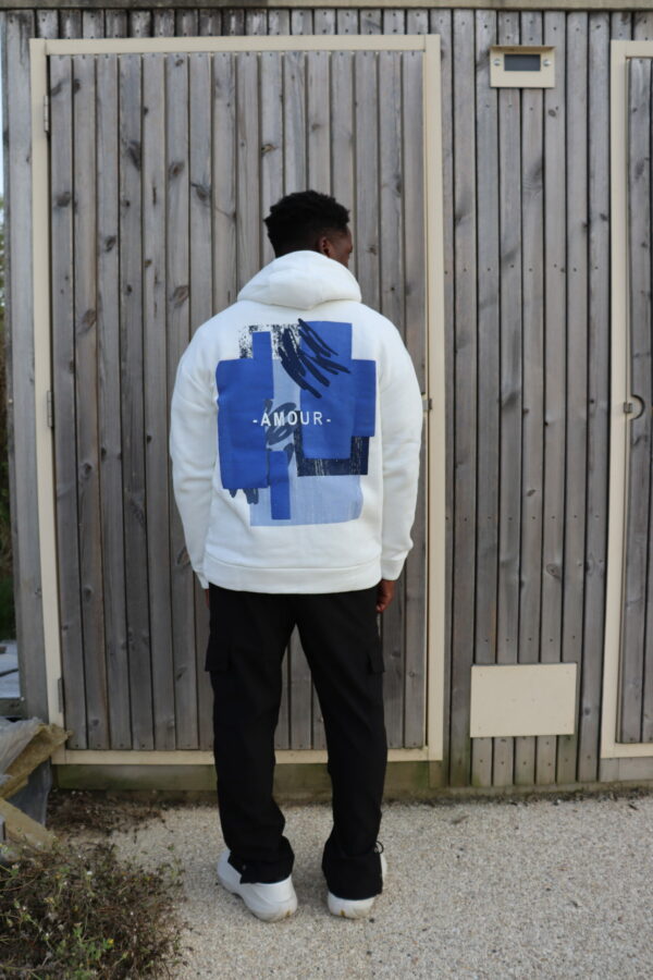 Sweatshirt Venise Blanc homme streetwear